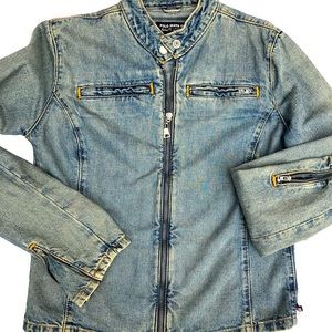 VTG Polo denim motorcycle jacket
